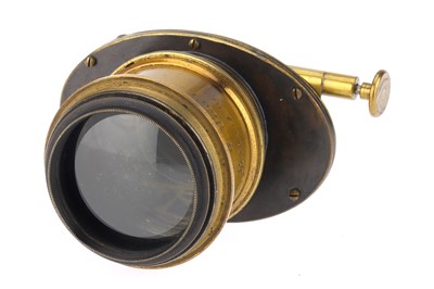 Lot 527 - A J. Lancaster & Sons Brass Camera Lens