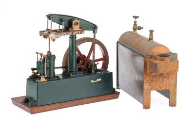 Lot 1184 - Stuart Turner Beam Steam Engine & Boiler