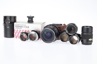 Lot 306 - A Group of Various Mamiya-Sekor Lenses