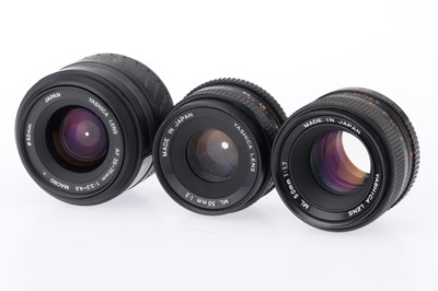 Lot 307 - A Group of Yashica 35mm Camera Lenses