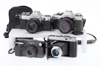 Lot 96 - A Small Selection of 35mm Film Cameras