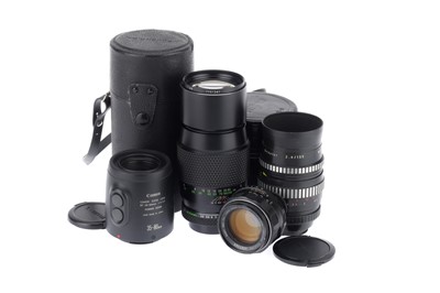 Lot 378 - A Group of 35mm SLR Lenses