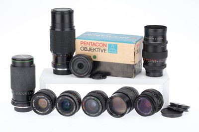 Lot 311 - A Selection of 35mm Camera Lenses