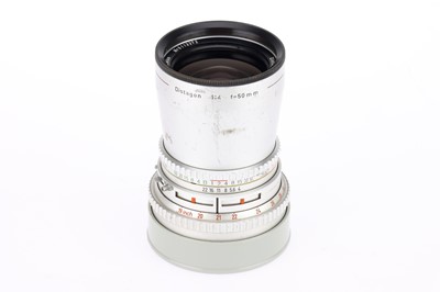 Lot 408 - A Carl Zeiss Distagon f/4 50mm Medium Format Camera Lens