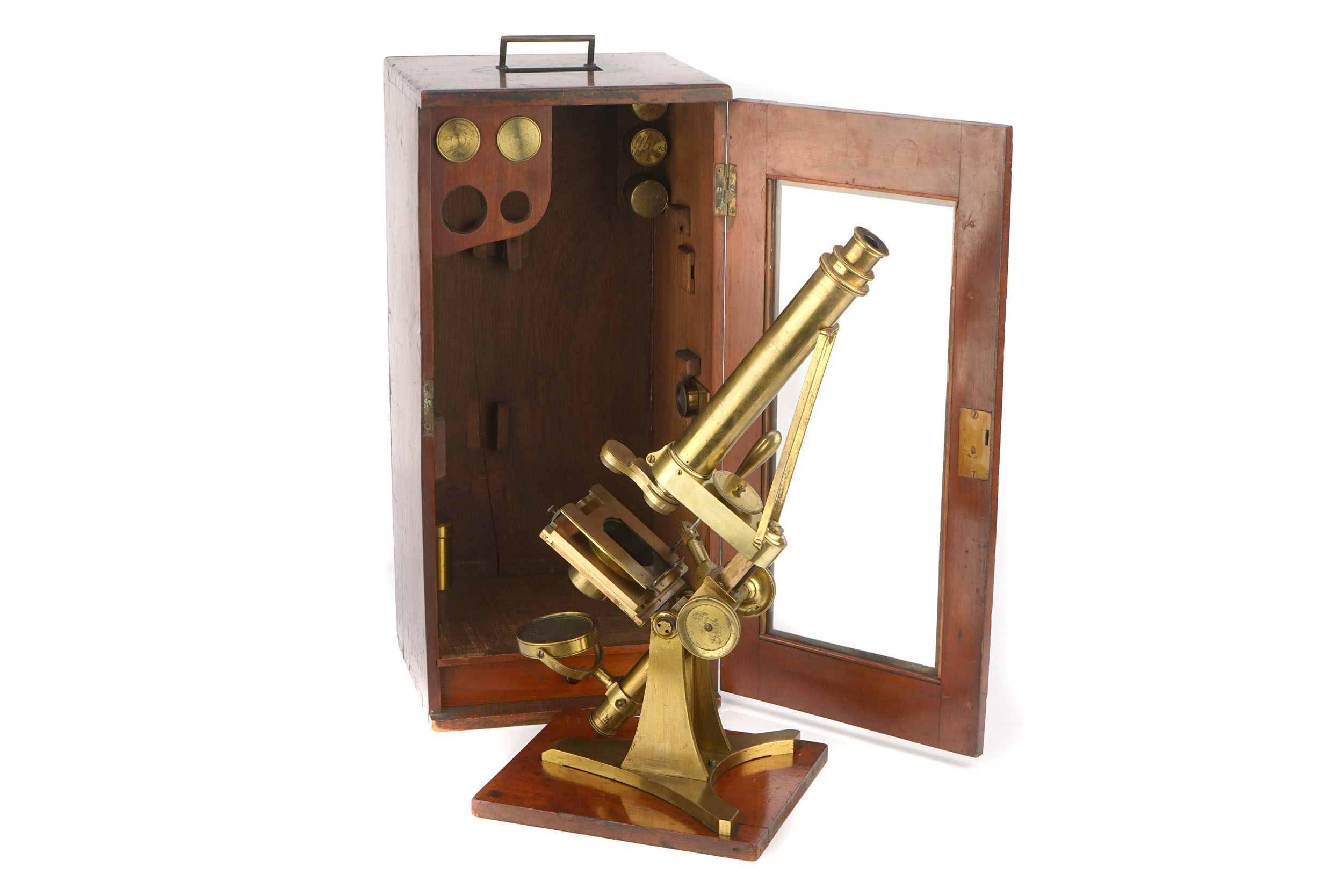 Smith Microscope Lot 315 - An Early James Smith Microscope,