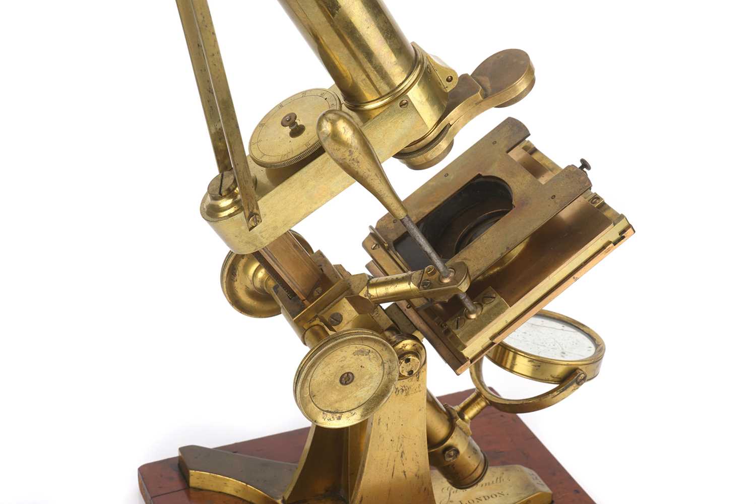 Smith Microscope Lot 315 - An Early James Smith Microscope,