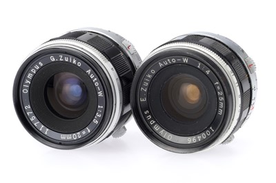 Lot 580 - A Pair of Olympus Pen-FT Film Camera Outfits