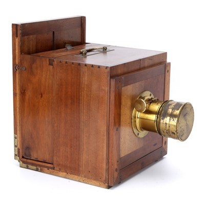 Lot 184 - A Large Unmarked French Sliding Box Wetplate Camera