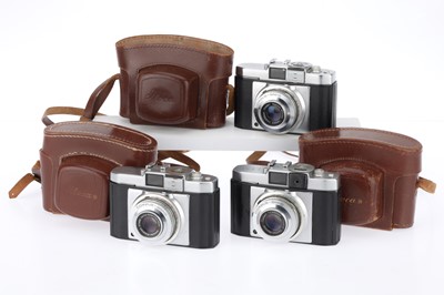 Lot 276 - A Trio of MPP Iloca IL Viewfinder Cameras