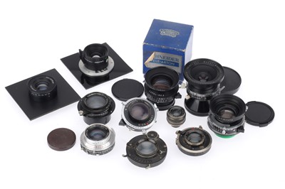 Lot 344 - A Selection of Shutters and Lenses