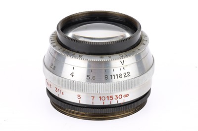 Lot 400 - A Meyer-Goerlitz Trioplan f/2.8 10cm Lens