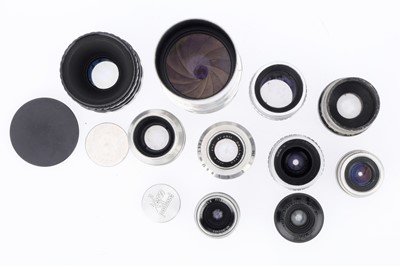 Lot 489 - A Selection of Cine Lenses