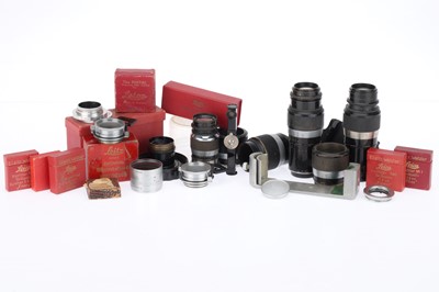 Lot 7 - A Selection of Leitz Wetzlar Lenses and Photographica
