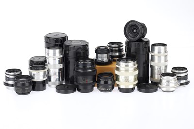 Lot 492 - A Selection of Krasnogorsk Lenses