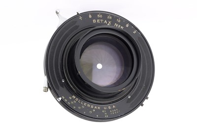 Lot 376 - A Cooke Convertible Large Format Lens and Shutter