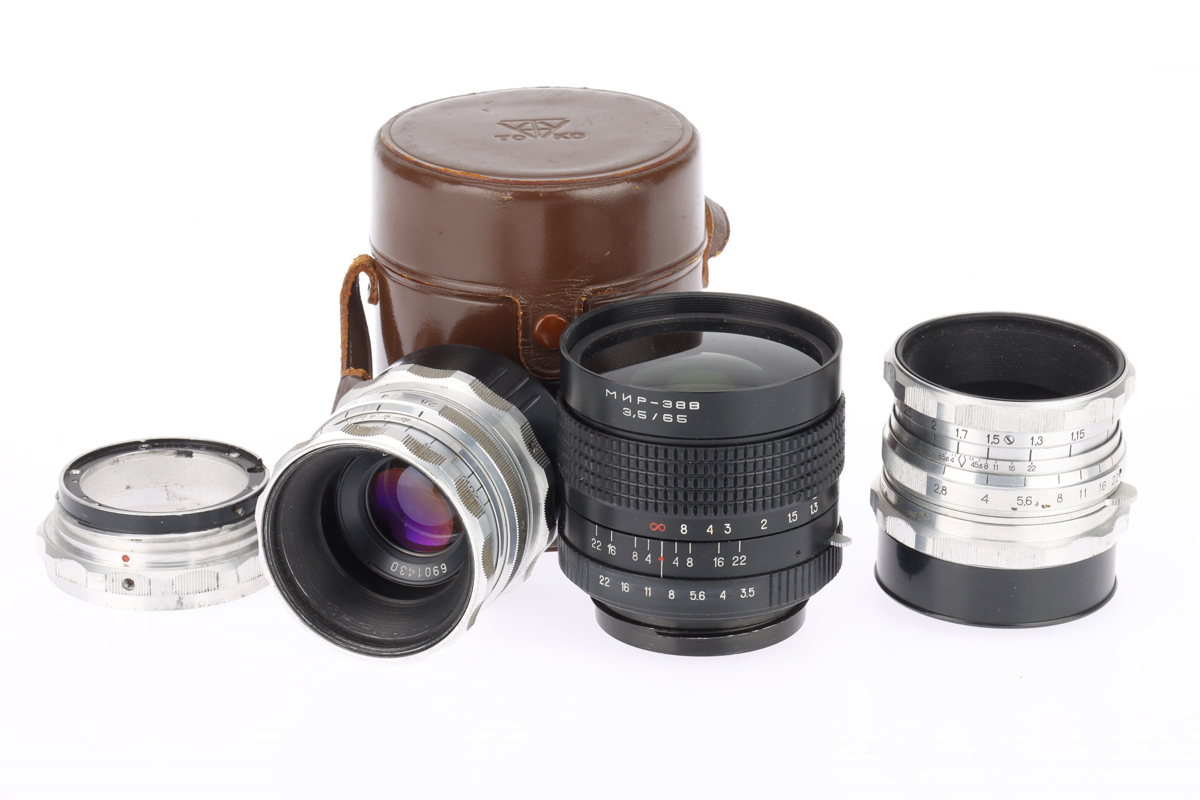 Lot 382 - A Trio of Russian Lenses,
