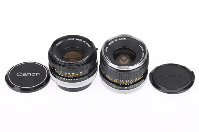 Lot 419 - A Pair of Canon FD Camera Lenses