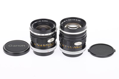 Lot 422 - A Pair of Canon FL Camera Lenses