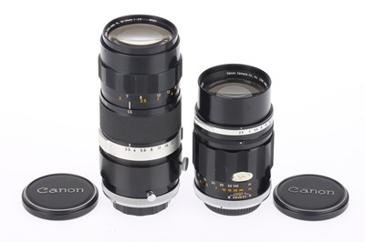 Lot 423 - A Pair of Canon FL Camera Lenses