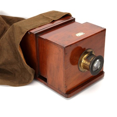 Lot 185 - A Sliding Box Camera Outfit By Negretti & Zambra London