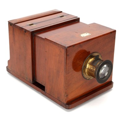 Lot 185 - A Sliding Box Camera Outfit By Negretti & Zambra London