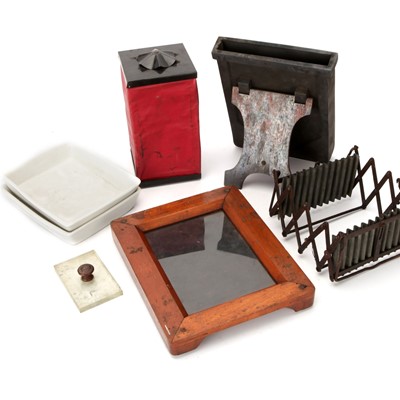 Lot 185 - A Sliding Box Camera Outfit By Negretti & Zambra London