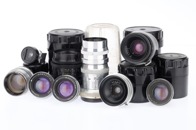 Lot 412 - A Selection of Russian Lenses