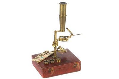 Lot 326 - A Gould-Type Microscope by Cary