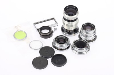 Lot 451 - A Group of Diax Mount Lenses