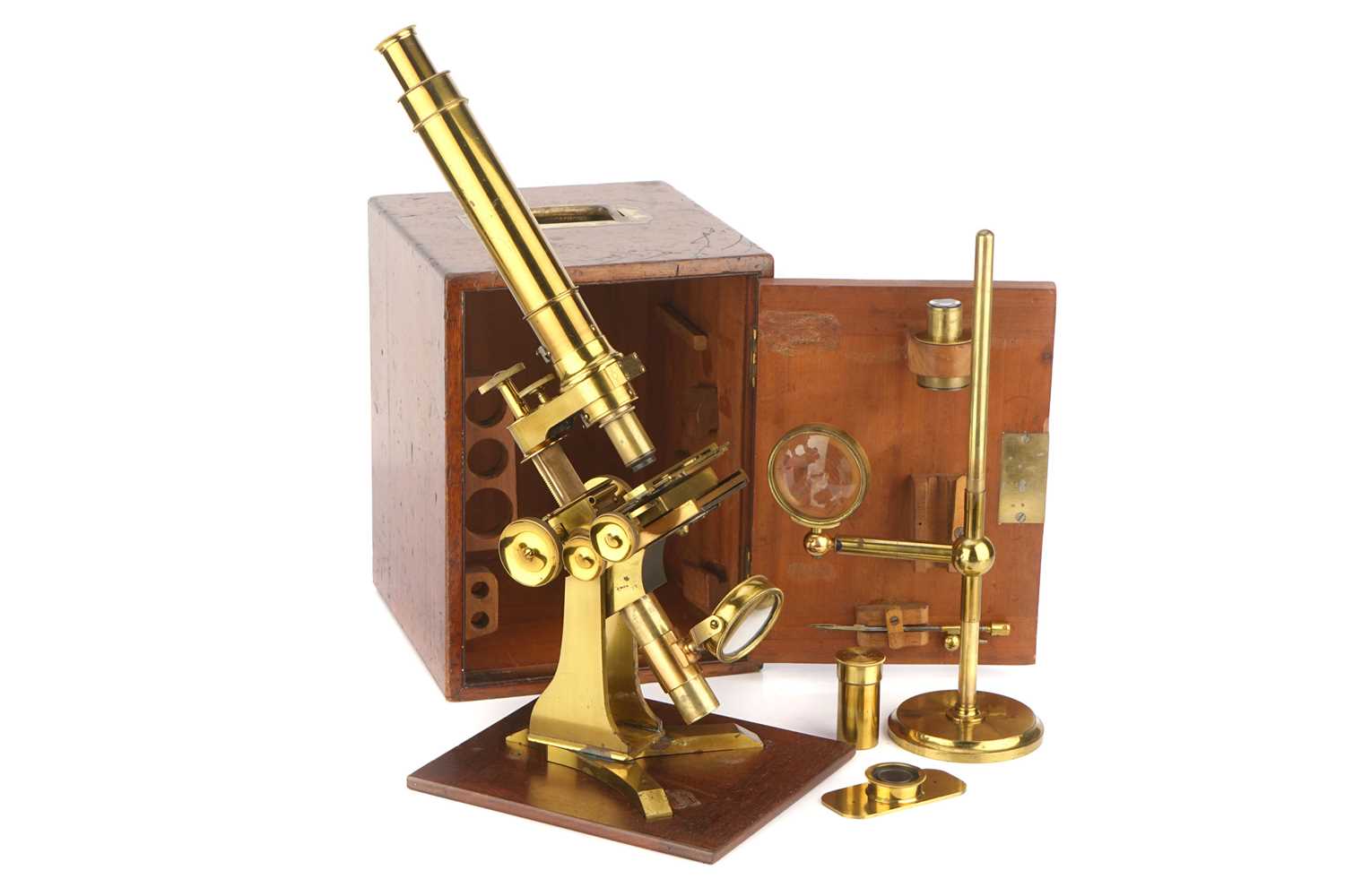 Lot 327 - A Compound Monocular Microscope by Ross,