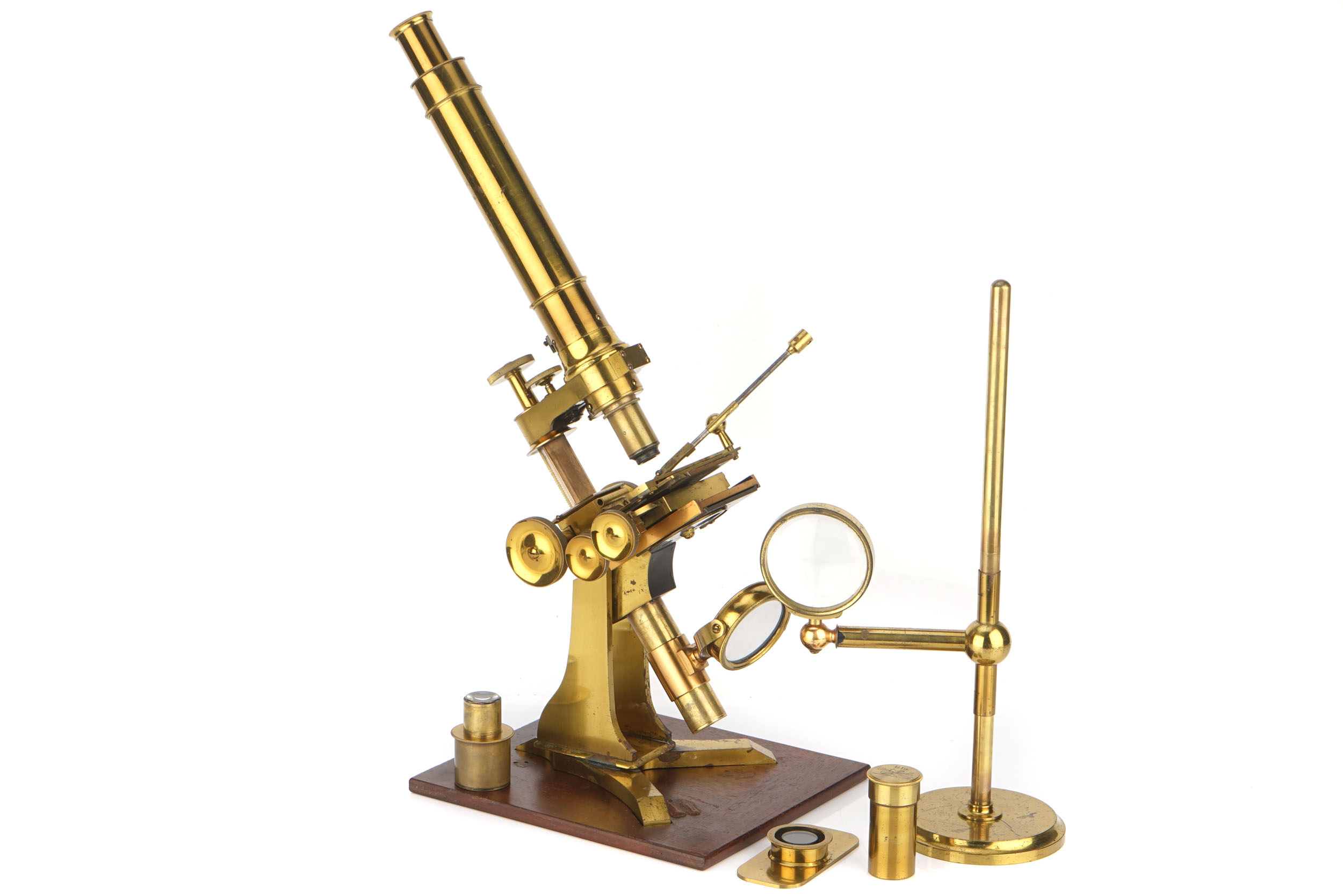Lot 327 - A Compound Monocular Microscope by Ross,