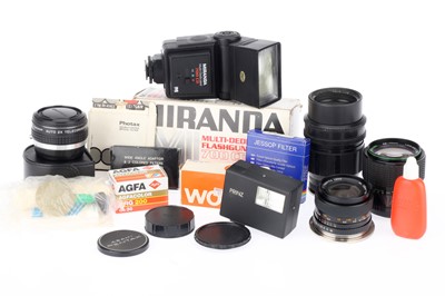 Lot 427 - A Selection of Camera Lenses and Accessories