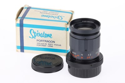 Lot 429 - A Spiraton Portragon f/4 100mm Soft-Focus Lens