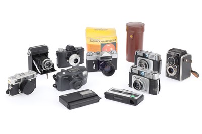 Lot 273 - A Collection of Various Types of Film Camera