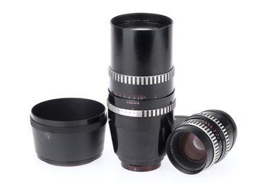 Lot 405 - A Pair of Lenses for Pentacon 6 Cameras