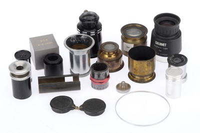 Lot 450 - A Selection of Microscope Lenses and Adaptors