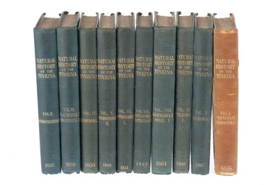 Lot 810 - The Natural History of the Tineina. Volumes I to X