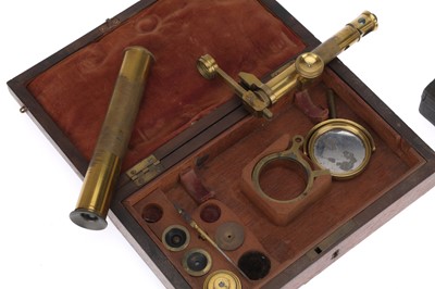 Lot 671 - 2 Early Microscopes