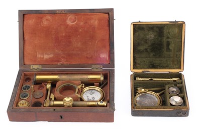 Lot 671 - 2 Early Microscopes