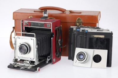 Lot 177 - An M.P.P. Micro-Press 5x4 Camera