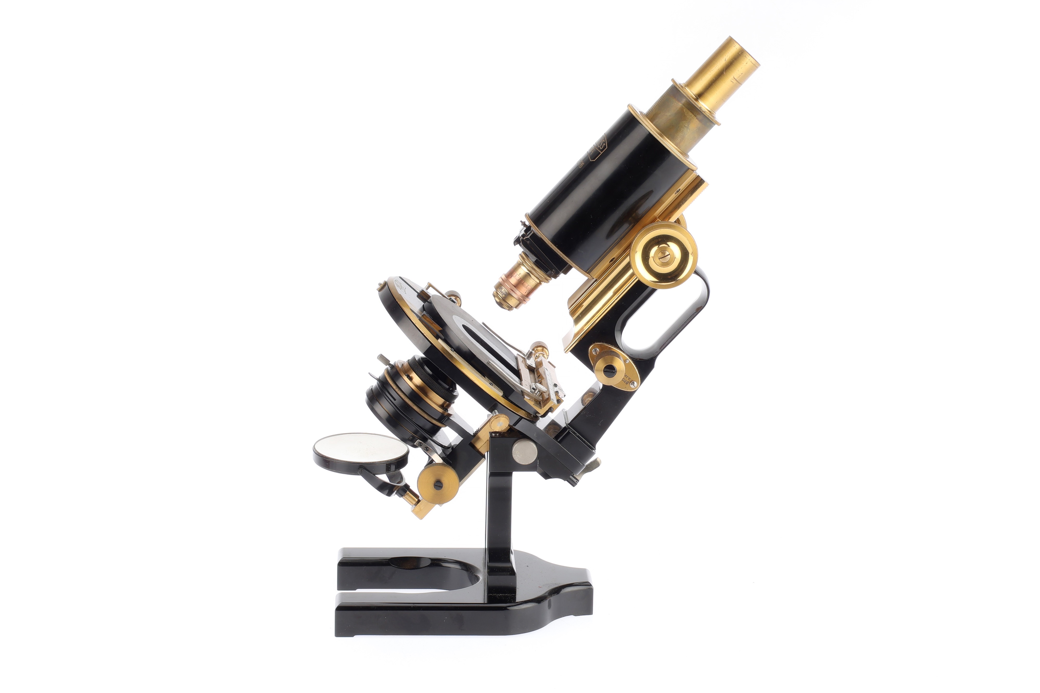 Microsope Handle Lot 733 - Carl Zeiss Jug Handle Microscope,