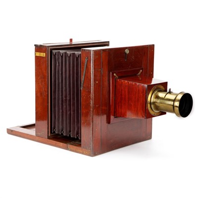 Lot 186 - An Impressive Fallowfield & Co. 15x12" Wet Plate Mahogany Tailboard Camera