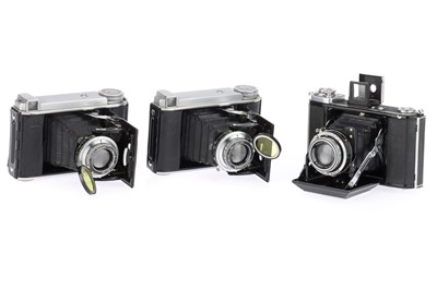 Lot 599 - A Group of Folding Roll Film Cameras