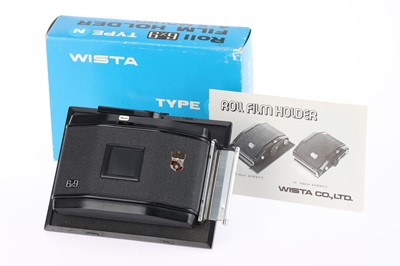 Lot 602 - A Wista Type N 4x5 mount Roll Film Holder