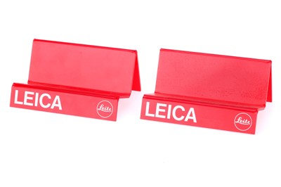 Lot 589 - A Pair of Leica Camera Display Stands