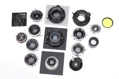 Lot 332 - A Selection of Large Format Lenses and Shutters