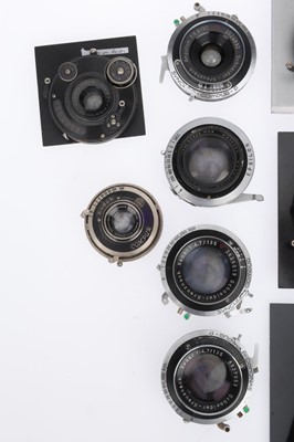 Lot 332 - A Selection of Large Format Lenses and Shutters