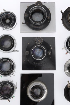 Lot 332 - A Selection of Large Format Lenses and Shutters