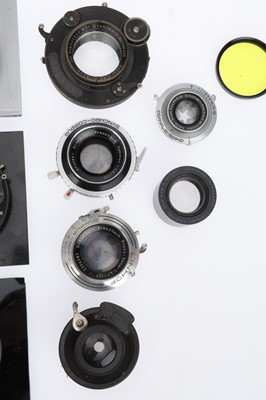 Lot 332 - A Selection of Large Format Lenses and Shutters