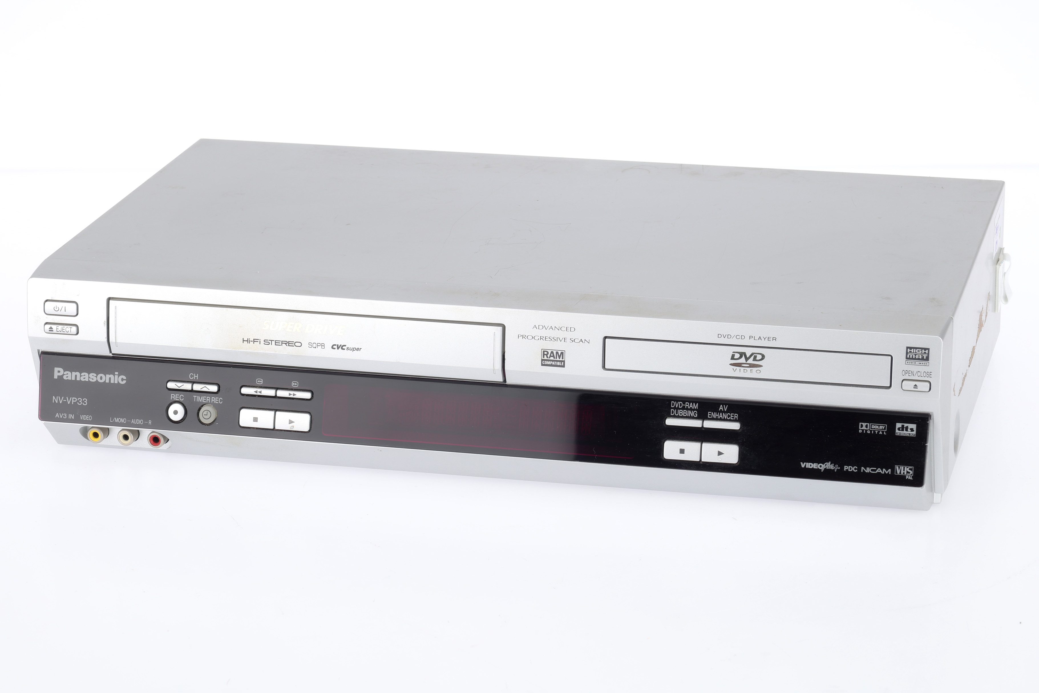 Lot 906 - A Panasonic NV-VP33 VHS + DVD Combo Player &